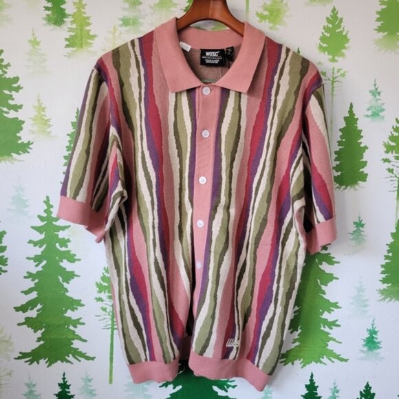 Wesc Collar Unisex Button-Up Polo. - Picture 1 of 5